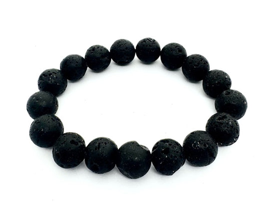 12mm Lavastone Gemstone Bracelet – Gift Box Excluded