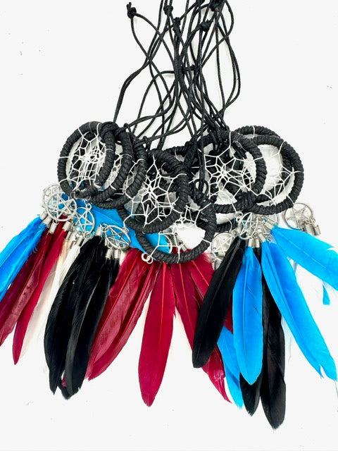 5 cm Round Dreamcatcher with Star (12 pieces)