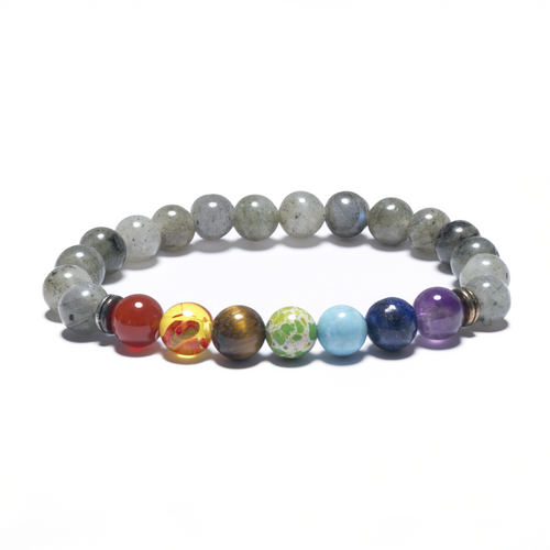8mm Gemstone 7 Chakra Bracelets without Box