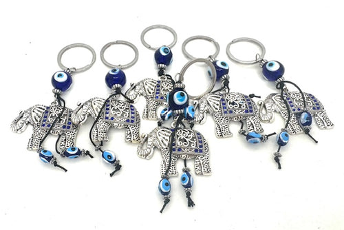 Blue Evil Eye Keychains