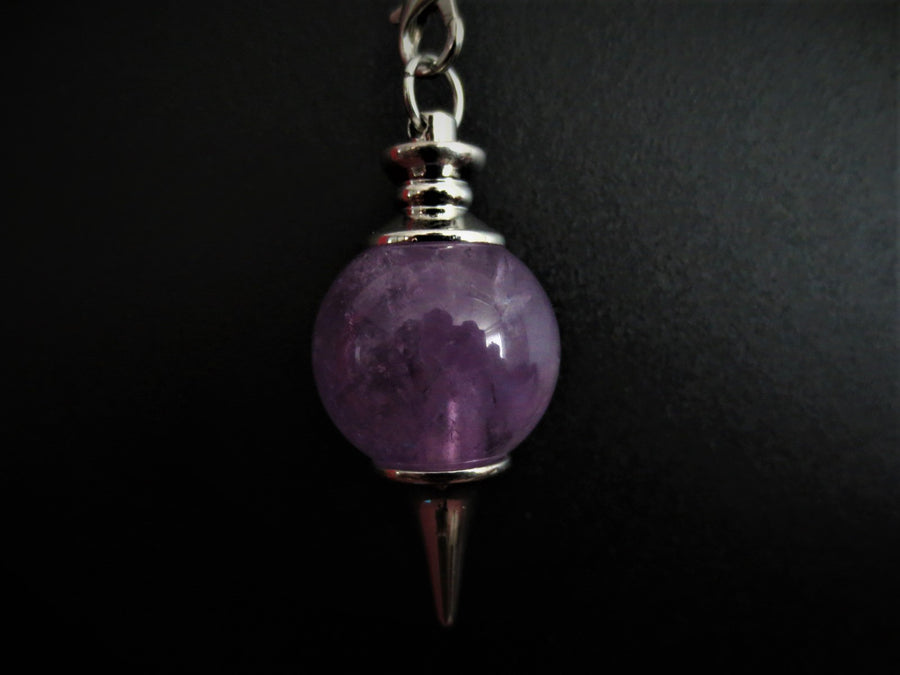 Amethyst Gemstone Pendulum Ball