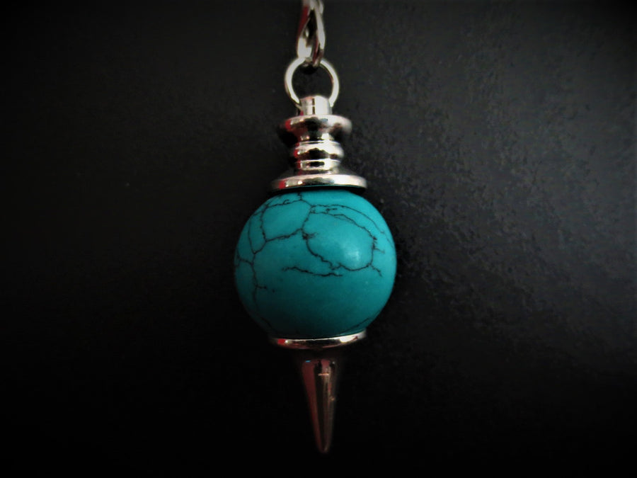 Turquoise Gemstone Pendulum Ball