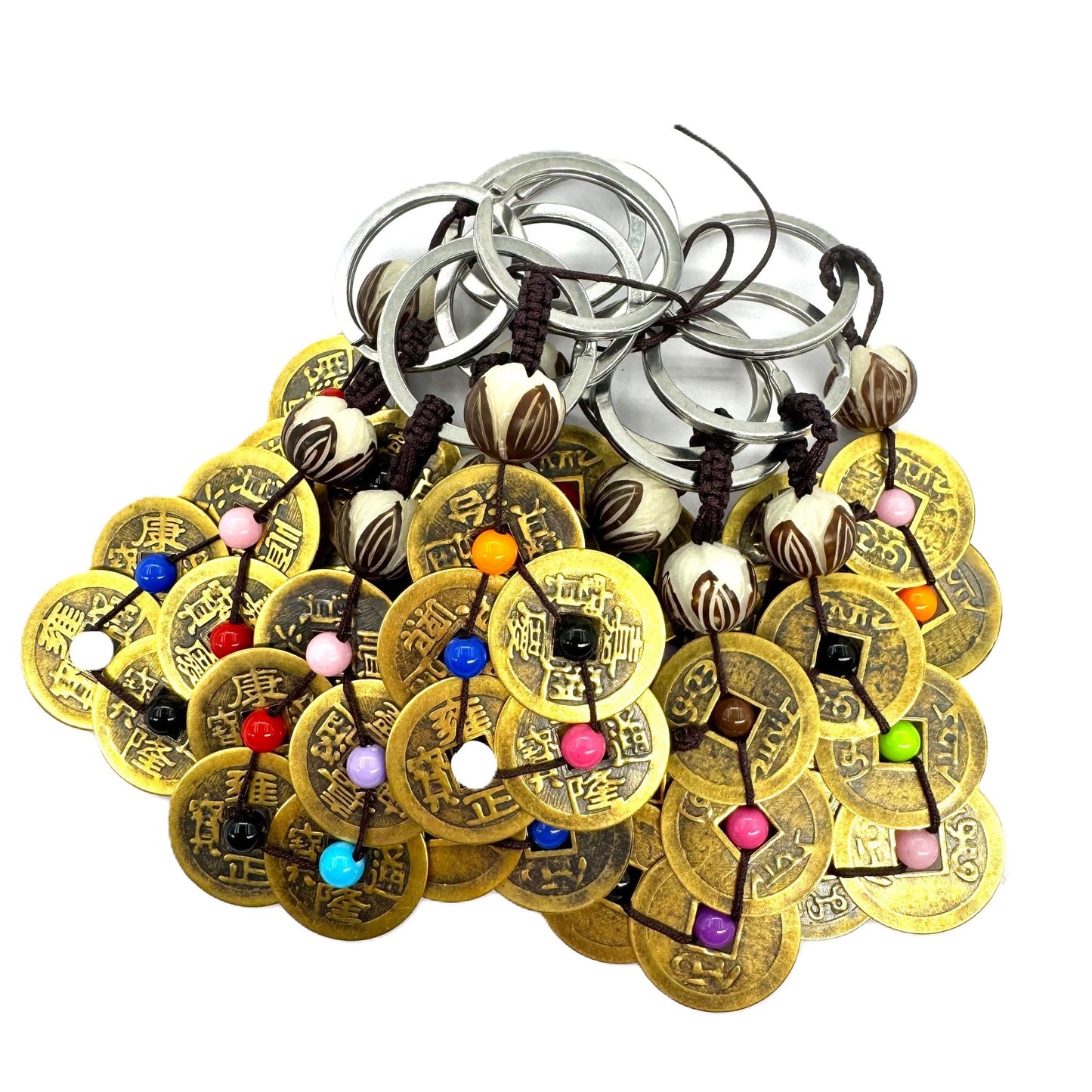 Chinese Geluksmunten Sleutelhangers