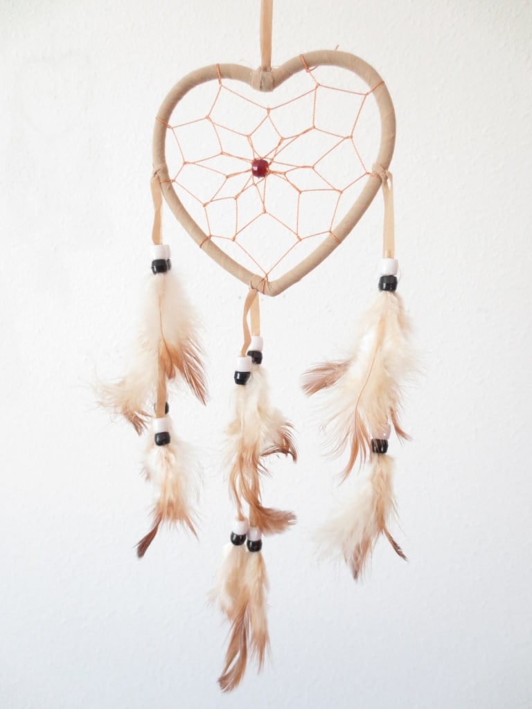 11cm Dreamcatcher Hearts (12 pieces)