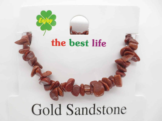 Chipstone Bracelets Goldstone (12 pcs)