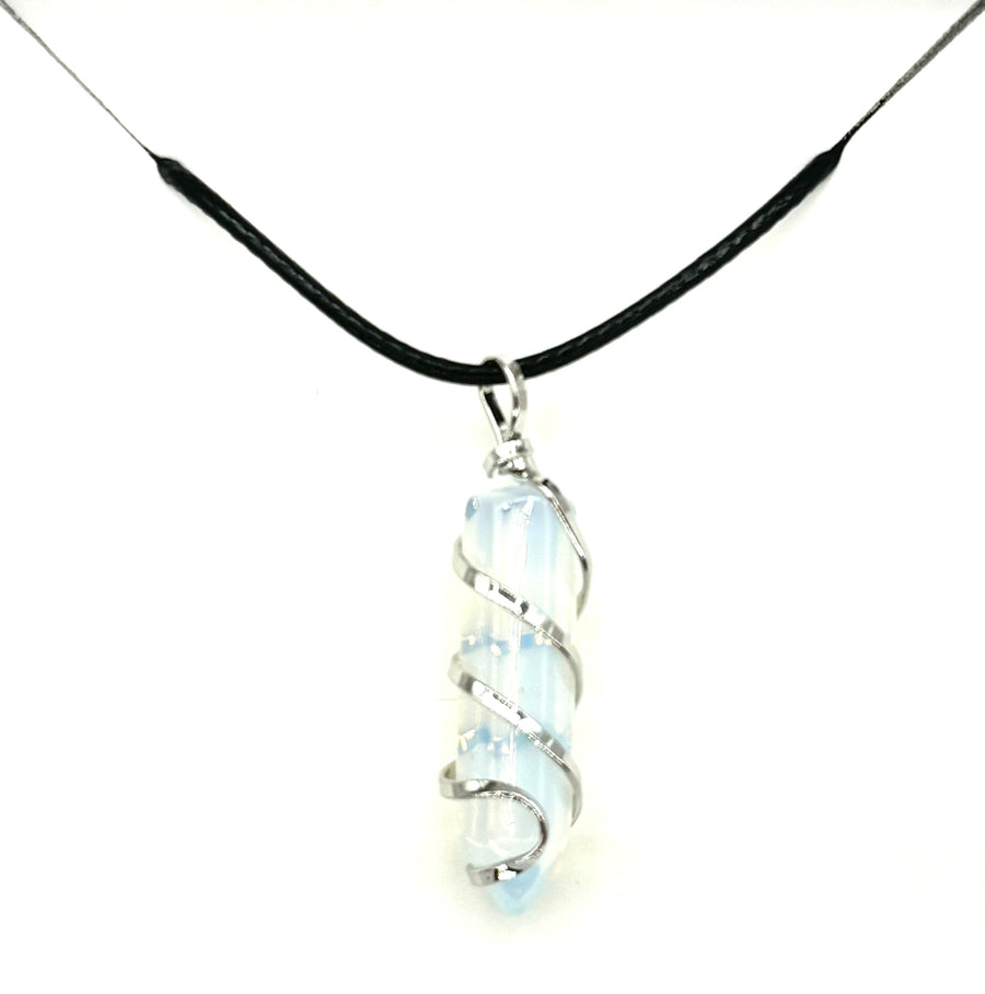 Edelsteenhanger Ketting - Opaal