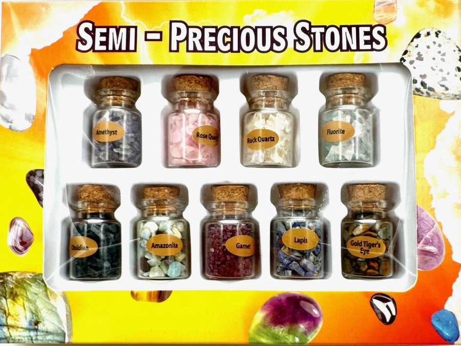 Gemstones in a Bottle (9 pieces)