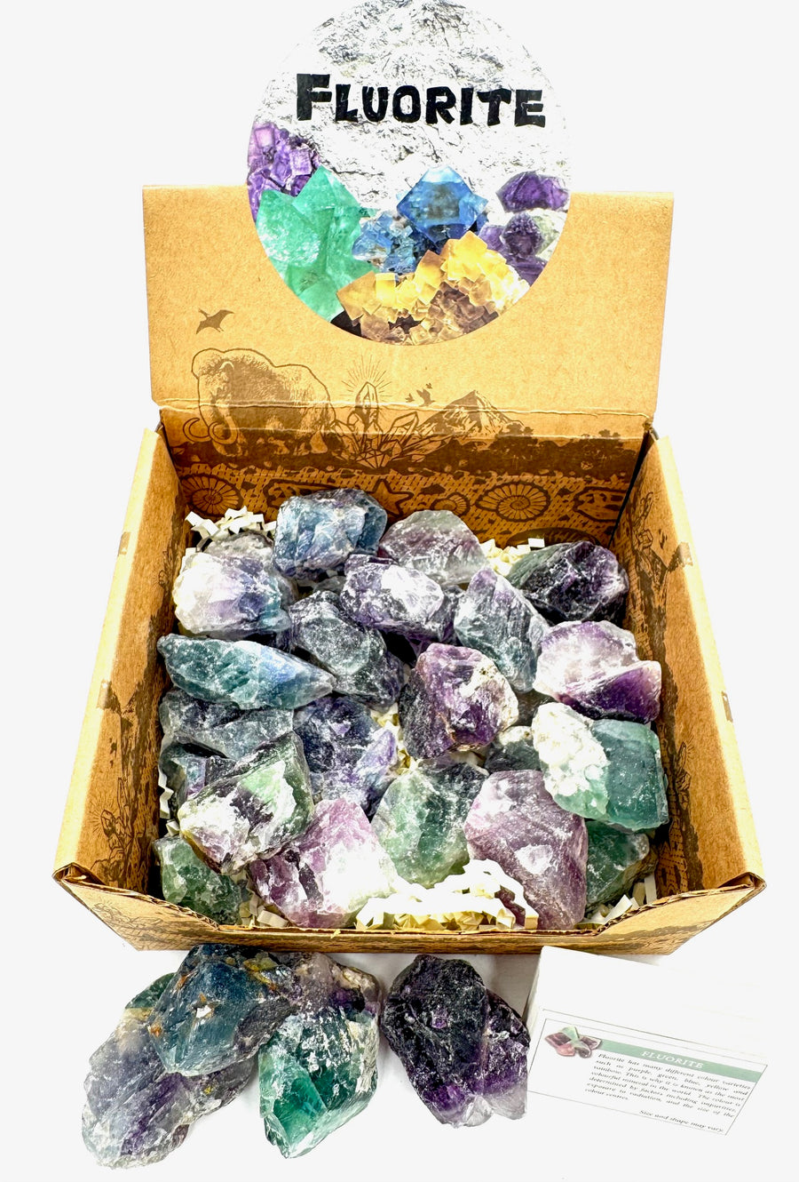 Fluorite Clusters (30pcs)