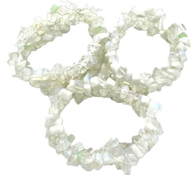 Geclusterde Opaal Edelsteenarmbanden