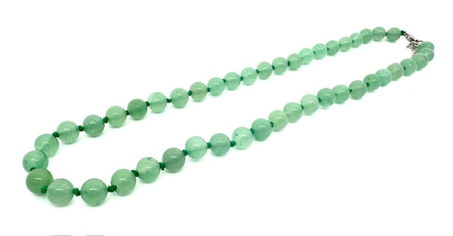 Wholesale 8 mm Aventurine Beaded Necklace (without Box)
