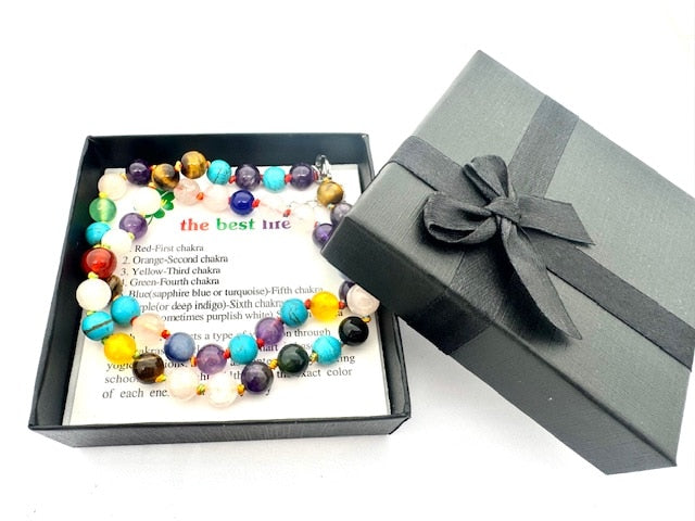 Wholesale 8 mm Mixed Beaded Necklace (with Box)