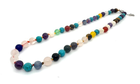 Wholesale 8 mm Mixed Beaded Necklace (without Box)