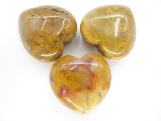 Gemstone Heart with Gift Bag - Crazy Lace Agate (3pcs)