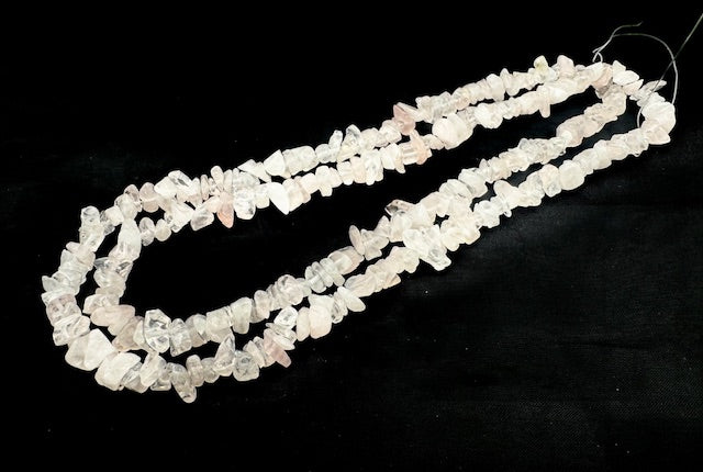 Groothandel Dunne Rozenkwartz Edelsteen Chip Ketten