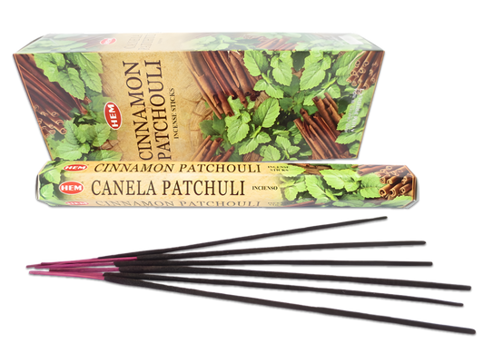 HEM Hexa Incense Sticks - Cinnamon Patchouli