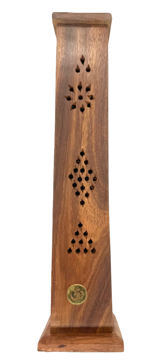 Wooden Incense Tower Luxury - OM (2 pieces)