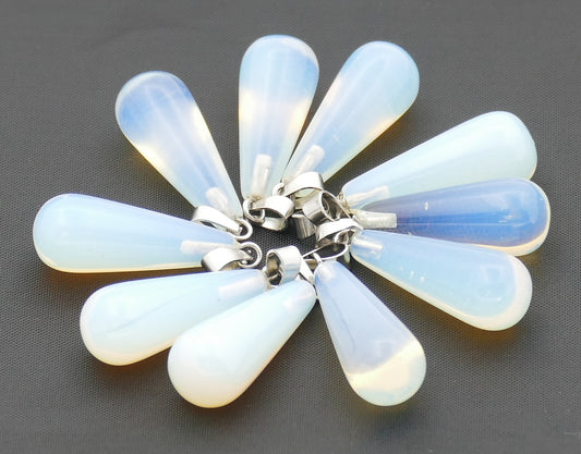 Opal Teardrop Pendant (10pcs)