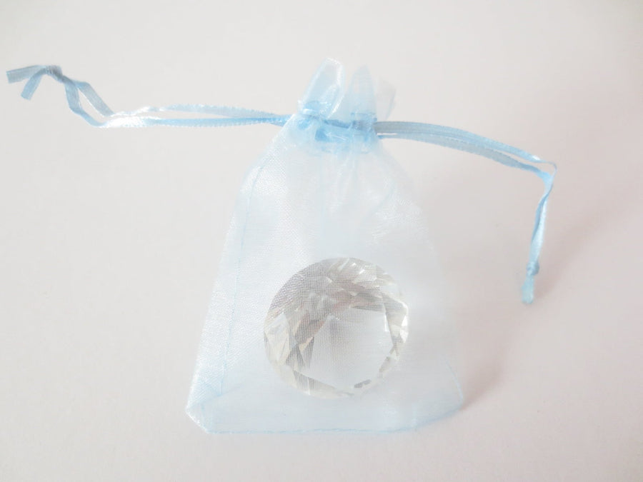 Organza Gift Bag 10 x 15 cm - Light Blue (100pcs)