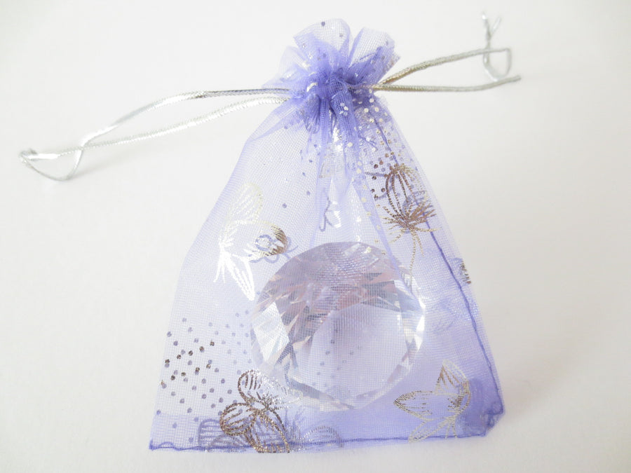 Organza zakjes vlinder Lila - 13cm x 20cm