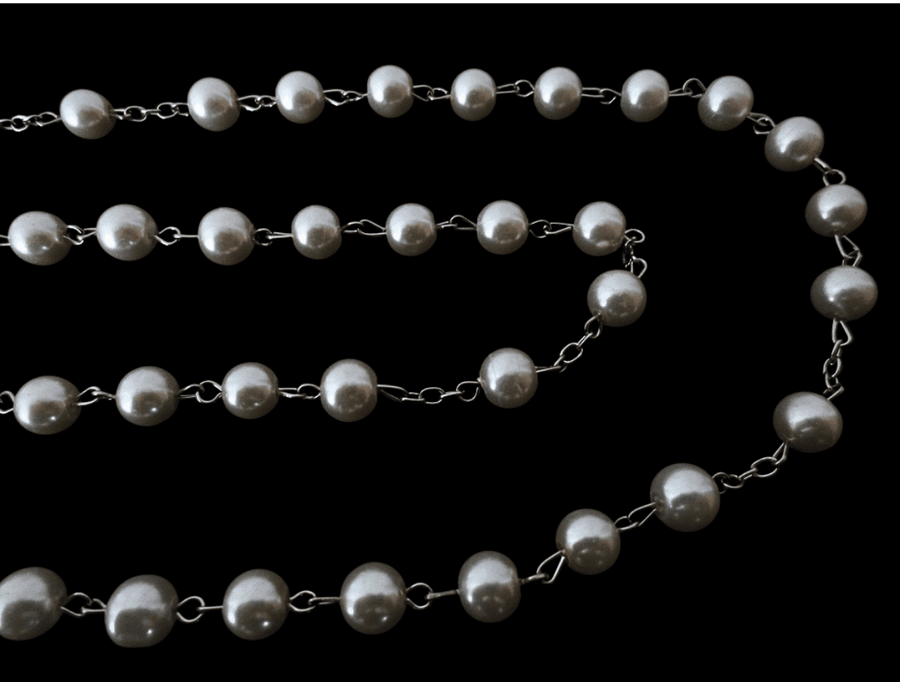 Rozenkrans Parel Rond groot luxe