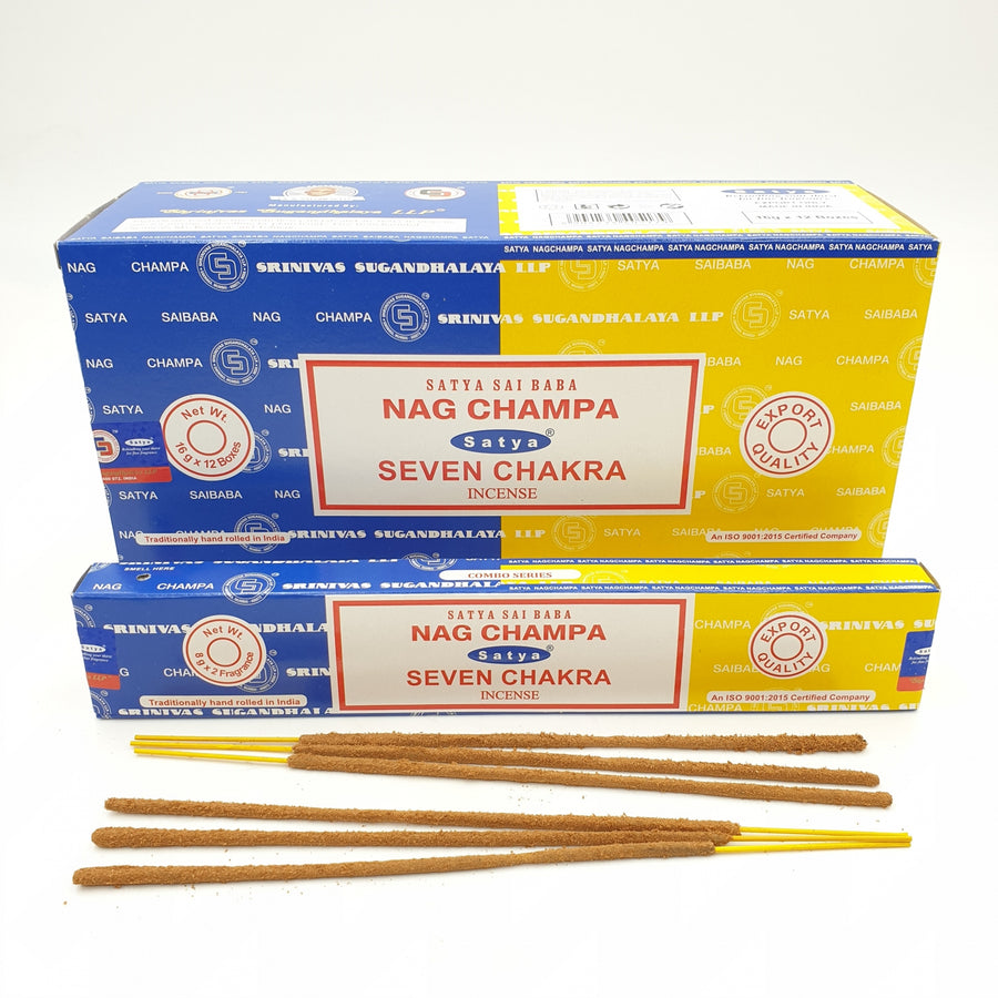 Satya Sai Baba - Nag Champa & Zeven Chakra 16g