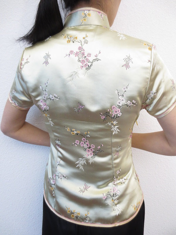 Shanghai Blouse bloesem goud - 34