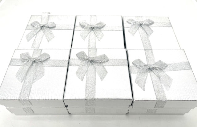 Jewellery Boxes set of 12 pieces - Silver