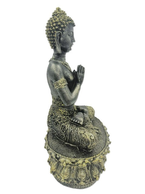 Tibetan Buddha Statue - Gold & Black