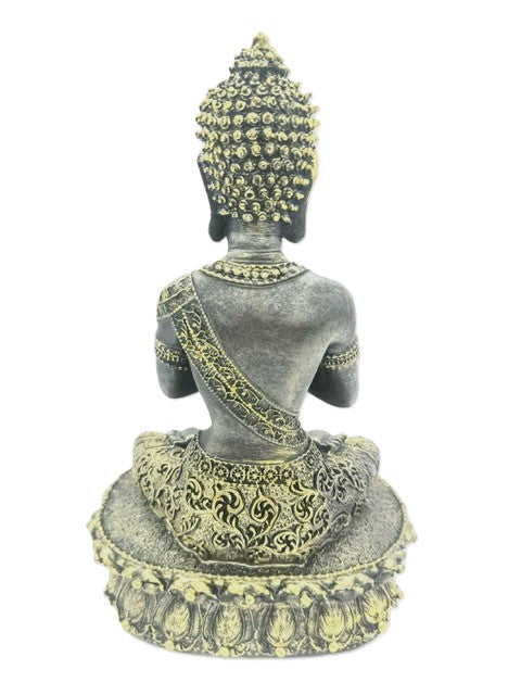 Tibetan Buddha Statue - Gold & Black