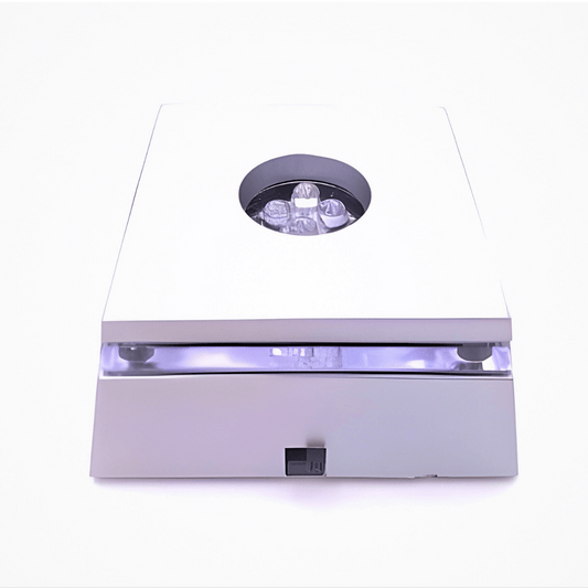 Silver Square Display Light Base – 6.8 cm