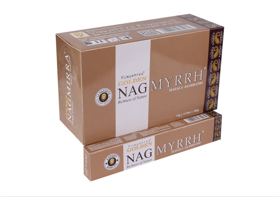 Vijayshree Golden Nag Wierookstokjes - Myrrh