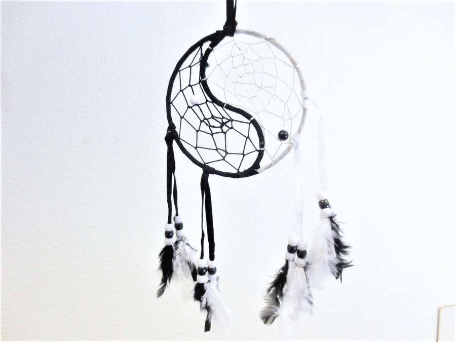 11cm Round Yin Yang Dreamcatchers (6 pieces)