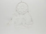 16cm Crochet Dreamcatcher White