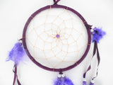16cm Round Dreamcatcher Purple (5 pieces)