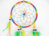 16cm Round Dreamcatcher Rainbow (5 pieces)