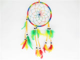 16cm Round Dreamcatcher Rainbow (5 pieces)