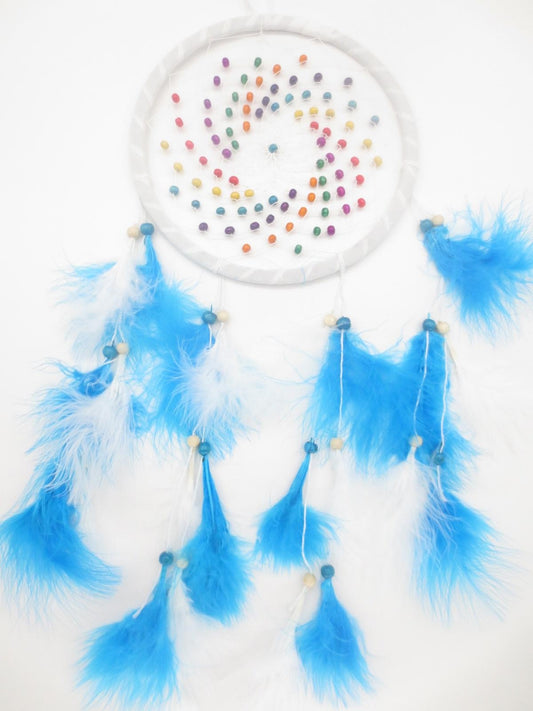 20cm Round Dreamcatcher White