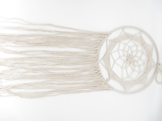 30cm Round Dreamcatcher Cream