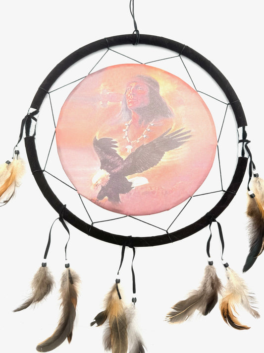 38cm Indian Man with Eagle