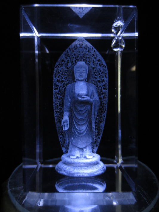 3D Crystal Laser Engraving Block – Guanyin