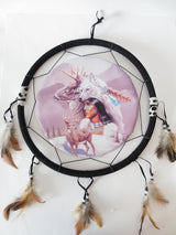 38cm Dreamcatcher Indian and Deer