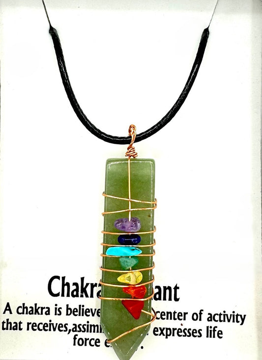 7 Chakra Edelsteen Ketting Hanger (II) - Aventurijn