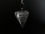 Rock Crystal 7 Chakra Gemstone Pendulum