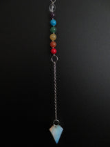 Opal 7 Chakra Gemstone Pendulum