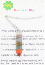 7 Chakra Gemstone Pendulum Pillar