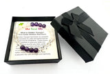 8mm Golden Triangle (II) Gemstone Bracelet – Gift Box Included