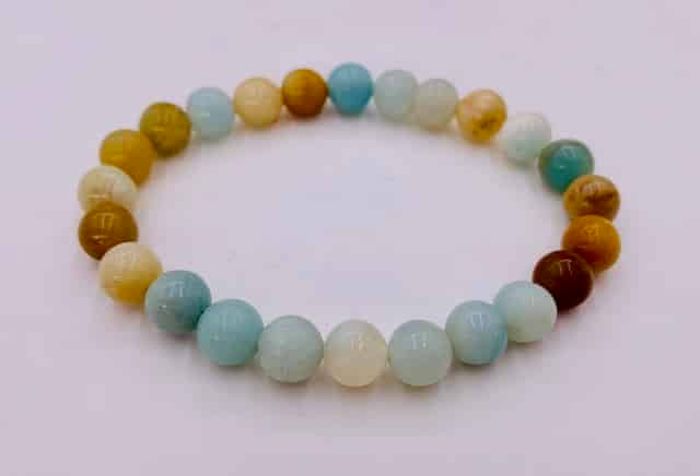 8mm Amazonite Gemstone Bracelet – Gift Box Included
