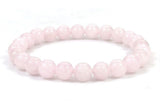 8mm Rose Quartz Gemstone Bracelet – Gift Box Included