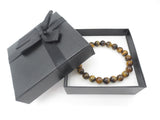8mm Tiger Eye Gemstone Bracelet – Gift Box Included