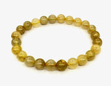 8mm Golden Hair Quartz Gemstone Bracelet – Gift Box Included